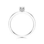 Pierścionek z białego złota z diamentem AJPZ_073